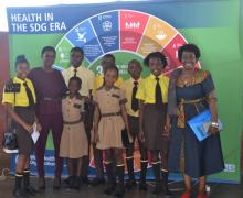 Learners at the World Health Day Commemoration 
