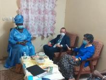 Entretien entre Mme Arancha G. Laya et Mme Léonie du PEV/Tchad