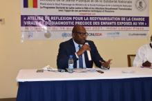 Le Représentant de l’OMS au Tchad, Dr Jean Bosco Ndihokubwayo, dans son intervention
