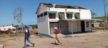 Centro de Saúde  de  Topuito destruido pelo ciclone ANA na Provincia de Nampula 