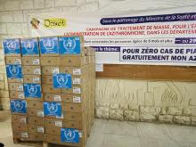 La République du Congo reçoit 1 100 000 comprimés d’antibiotiques pour contribuer à l’éradication du pian 