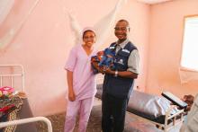 Visite de la maternité du centre de santé de Fari Mbabo