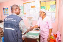 Visite du centre de santé de Fari Mbabo