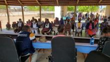 Discussion with community members in Sepopa and Sekondoboro Village 