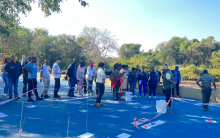 Simulation exercise with WHO personnel at a Cholera preparedness/readiness and response training in Limpopo