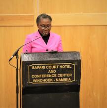 Dr Mary Brantuo, Officer-in-Charge, WHO Namibia 