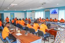 Activité de la Journée orange du Bureau OMS Côte d'Ivoire, contre les VBG