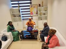 Présentation des lettres de créance de la nouvelle Représentante de l’OMS au Tchad, Dre Blanche Anya