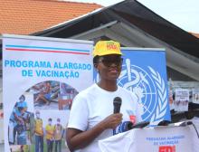 Rpresentante Residente da OMS em STP, Dr. Françoise BIGIRIMANA
