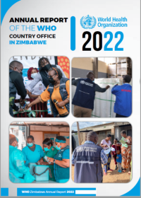 WHO Zimbabwe Annual Report Cover Page