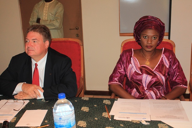 CAPSCA Chief, Mr. Michiel Vreedenburg and Mrs. Auber