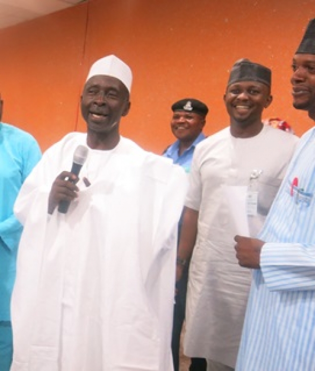 Kaduna State Deputy Governor addressing participants at the retreat