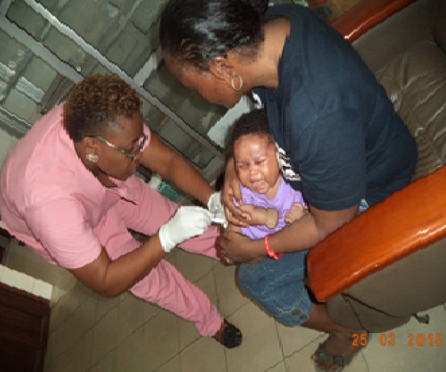 Vaccination at Power Holding Company Staff clinic