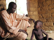 Auwalu Ibrahim and son Ahmed