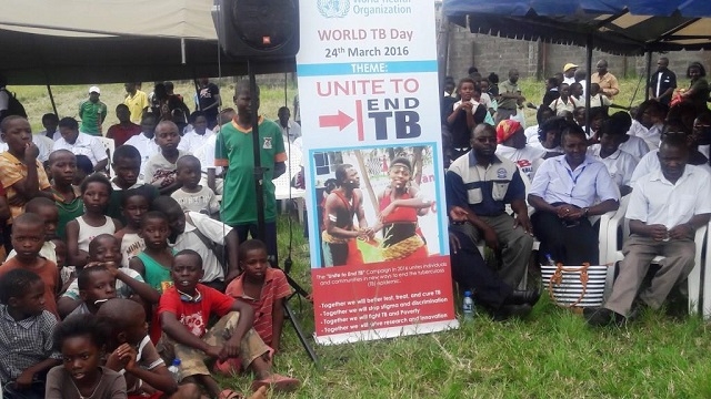 Members of the public at the launch of World TB Day commemoration at Chifubu grounds in Ndola