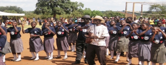 A performance by pupils during WMD