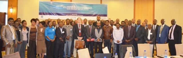 Participants of the inter-regional workshop on household water treatment and safe storage