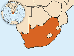 Map of South Africa