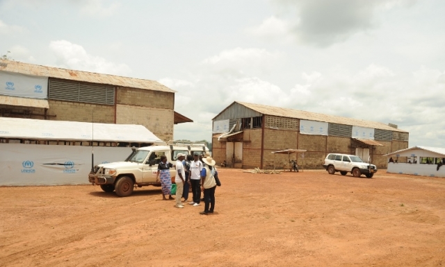 Centre de transit de Batanga à 12 km de Libenge