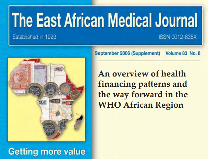  An overview of health financing patterns and the way forward in the WHO African Region 