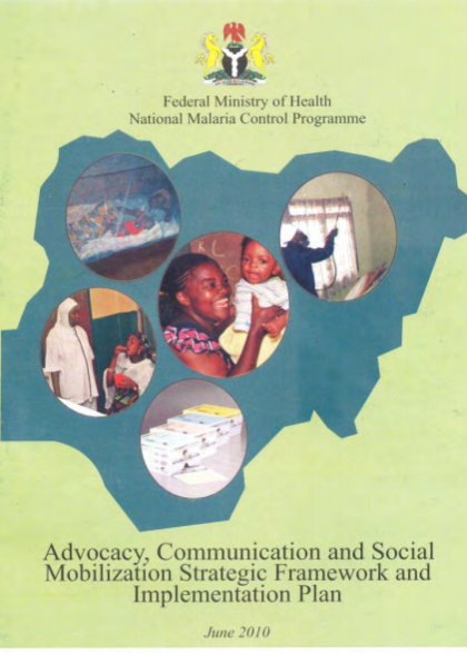 Malaria ACSM Strategic Framework and Implementation plan (SFIP)