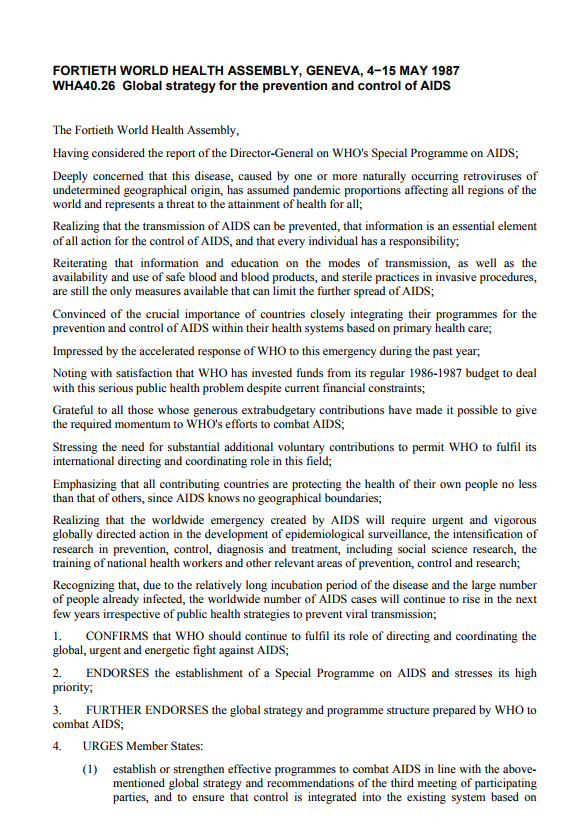 WHA28.72 Utilization and supply of human blood and blood products