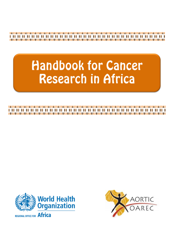 Handbook for Cancer Research in Africa