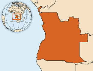 Map of Angola