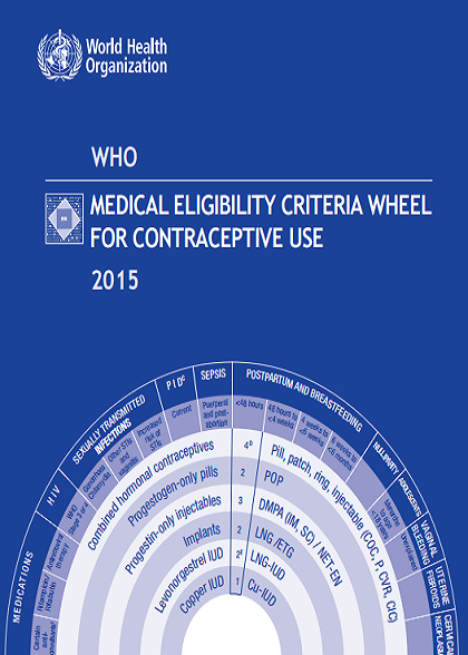 Us Medical Eligibility Criteria For Contraceptive Use Chart