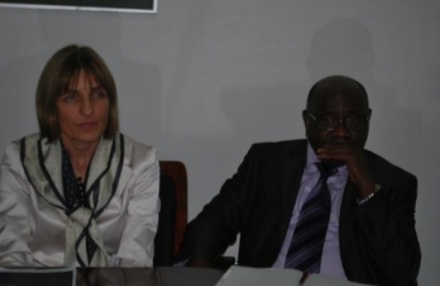 La Directrice du Département lutte contre les pandémies et épidémies et le Représentant de l’OMS en Guinée