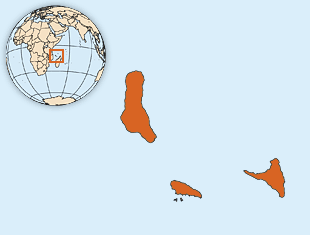 Map of Comoros