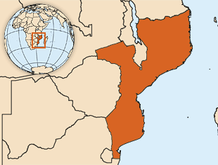 Map of Mozambique