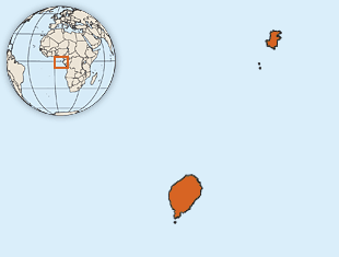 Map of Sao Tome and Principe