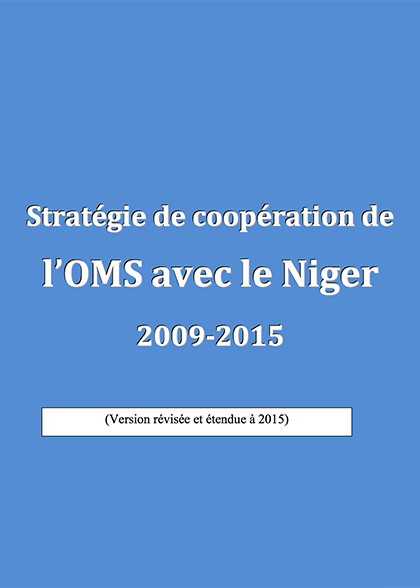 Stratégie de Coopération avec le Pays: Niger 2009-2015