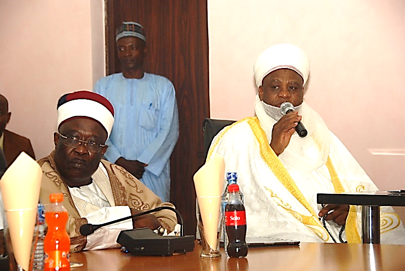 Sultan with the Shehu of Bama at the NTLC meeting