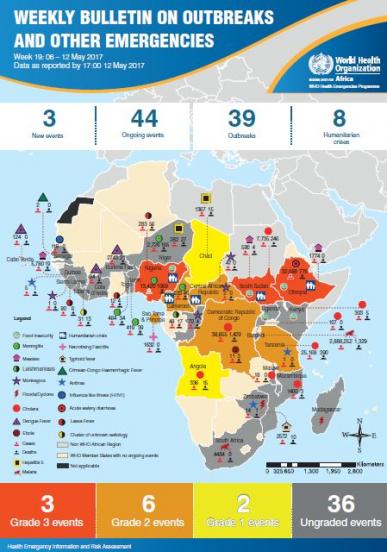 Outbreaks And Emergencies Bulletin Week 19 6 12 May 2017 Who Regional Office For Africa 