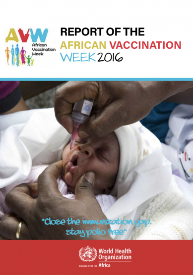 African vaccination week 2016 - Report