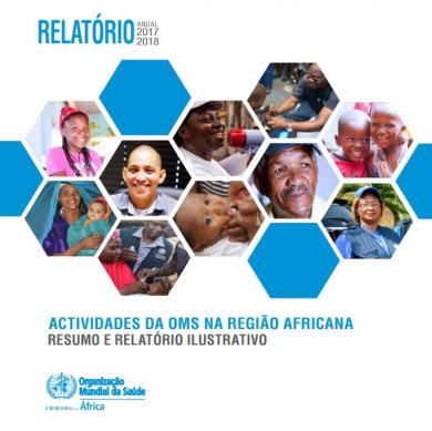 Actividades da OMS na Região Africana- Resumo e Relatório Ilustrativo: 2017-2018