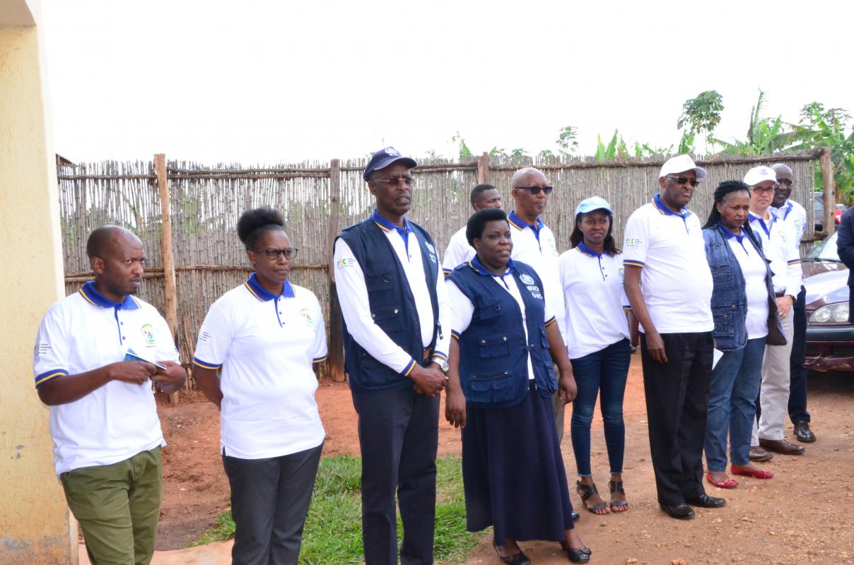 Vice Mayor, District Gisagara(2nd from left) with Guests