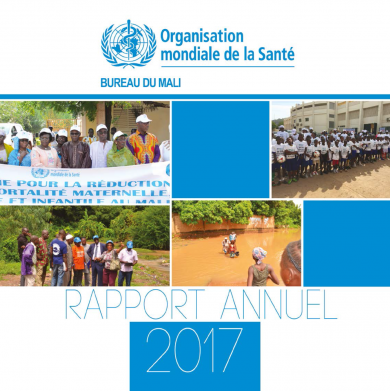 Rapport Annuel OMS MALI 2017