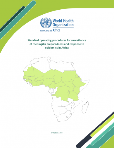 Standard operating procedures for surveillance of meningitis preparedness and response to ...