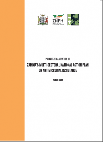Prioritised Activities of Zambia's Multi-sectoral National Action Plan on Antimicrobial Resistance