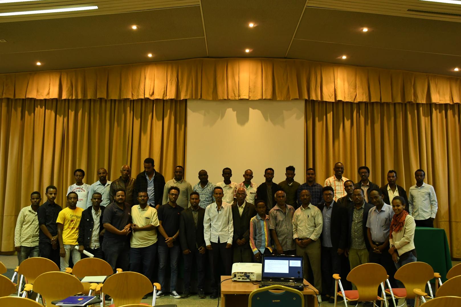 Group photo of the participants of the LF training