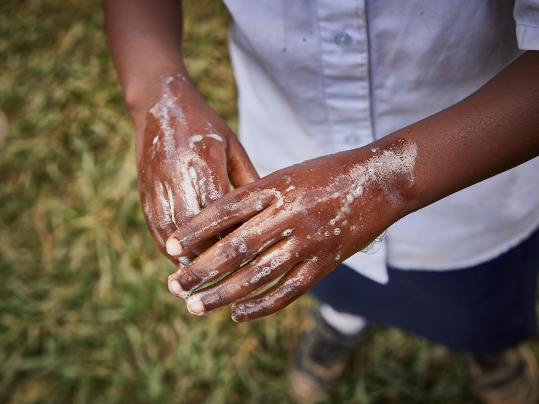 Good handwashing habits for good health in the Democratic Republic of the Congo