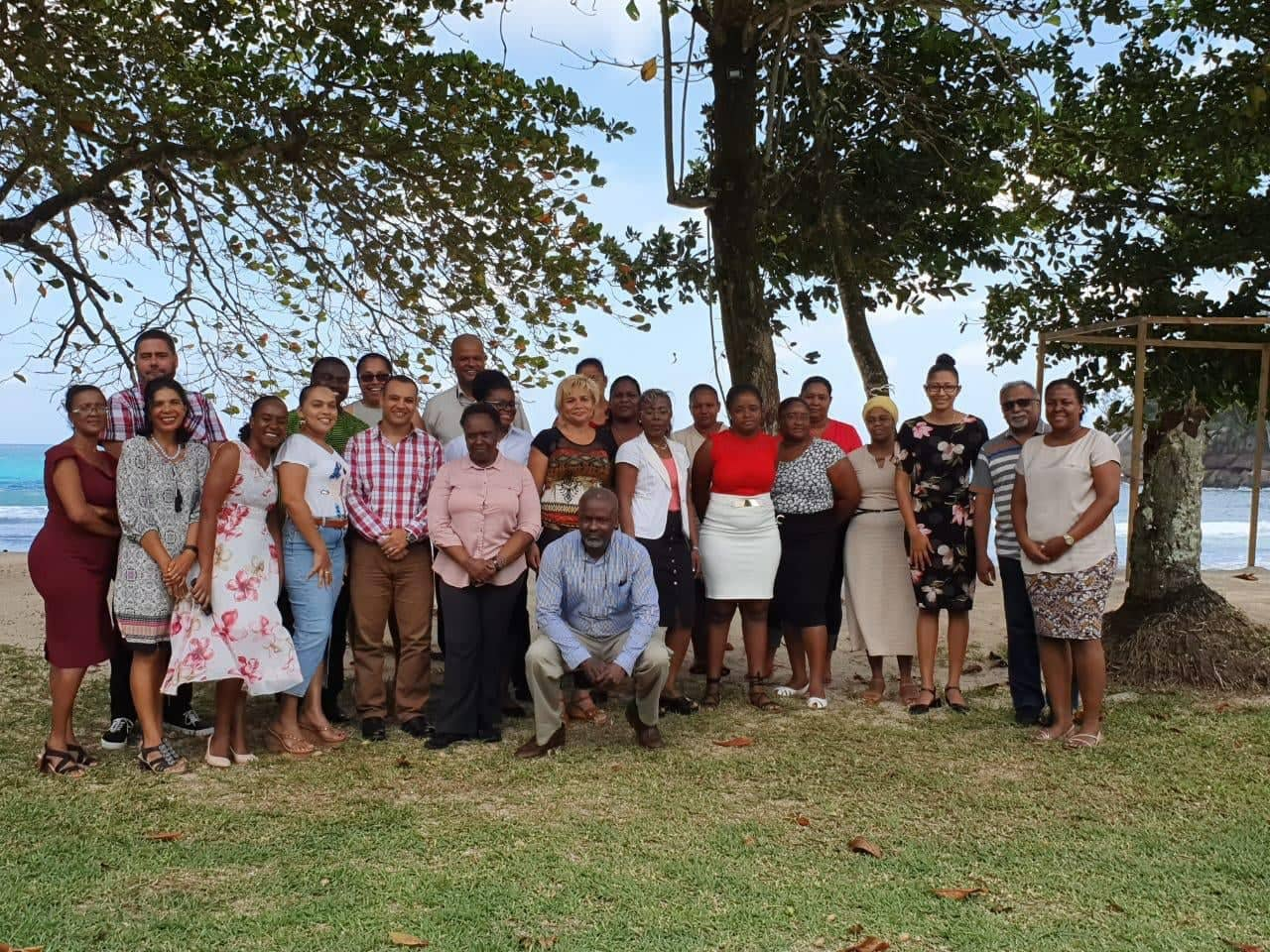 Group photo of Technical Working Group and WHO Experts who facilitated the introduction of PEN in Seychelles