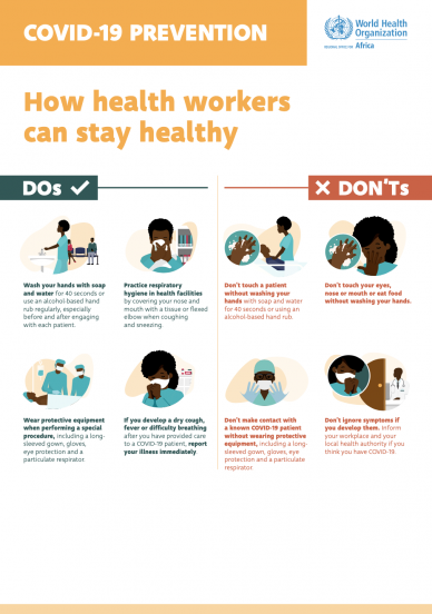 How health workers can stay healthy