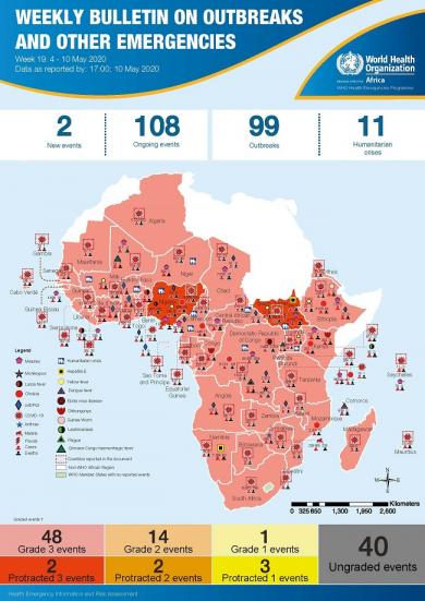 Outbreaks And Emergencies Bulletin Week 19 04 10 May 2020 Oms 