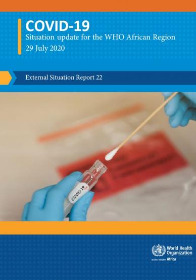 COVID-19 outbreak - Sitrep 22,  29 July 2020