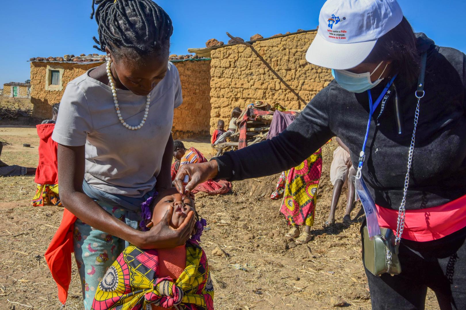 Vacinação na Jamba II, no municipio da Humpata, Cunene, Angola.