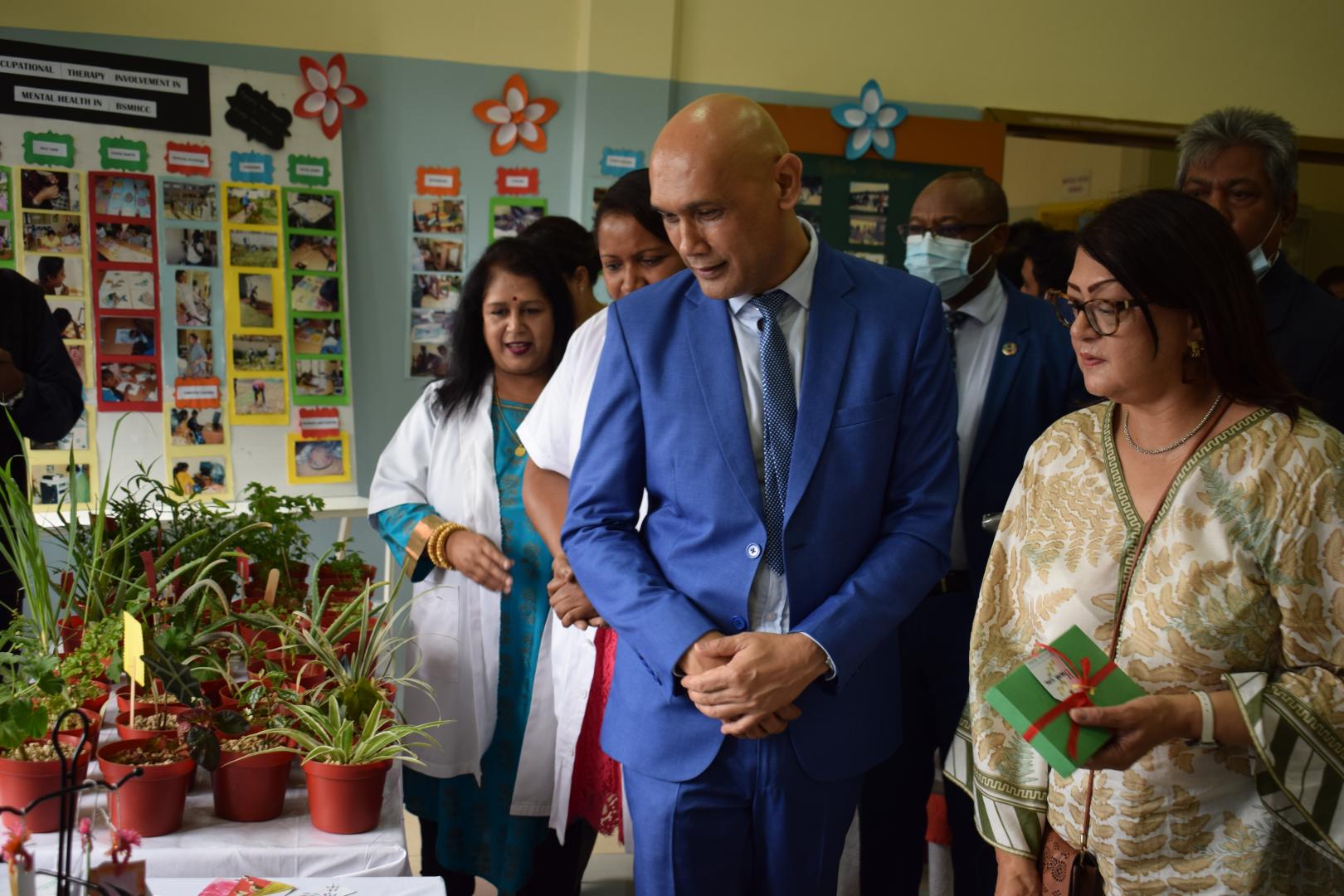World Mental Health Day 2020 marked on 08 October in Mauritius: exhibition of handy crafts and plants by patients